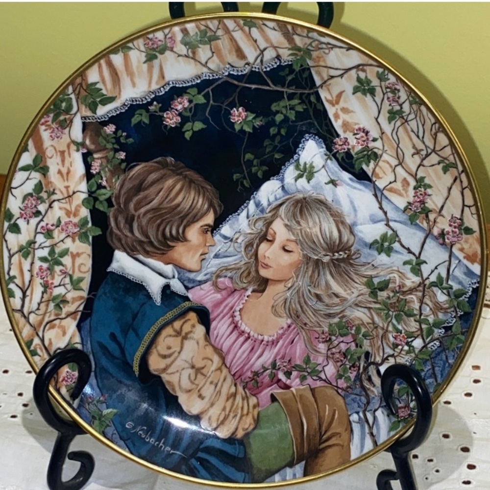Sleeping Beauty Classic Fairy Tales Porcelain Plates Gerda Neubacher 2/2
